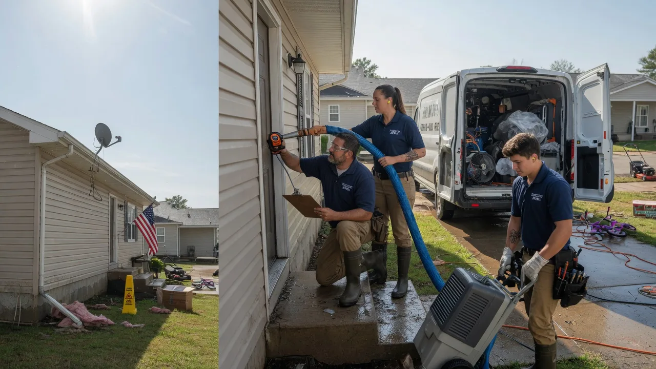 Ceiling Water Damage Restoration in Quitman, LA near me